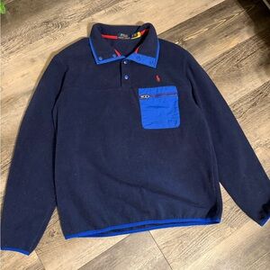 Ralph Lauren Blue Polo Shirt Classic Style